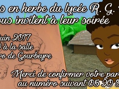 Invitation à la soirée des cinéastes en herbe du lycée RGN
