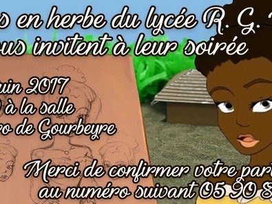 Invitation à la soirée des cinéastes en herbe du lycée RGN