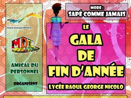 Invitation Gala de fin d'année 2016