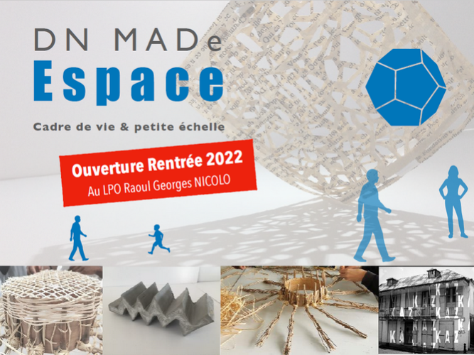 Ouverture de la formation DN MADE à partir de la rentrée 2022