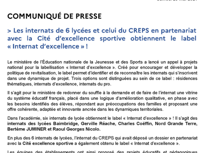 Internat d'excellence