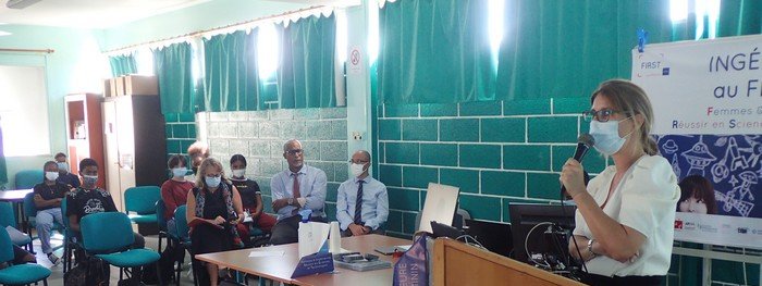 Madame la Rectrice était présente au Lycée Raoul Georges NICOLO
