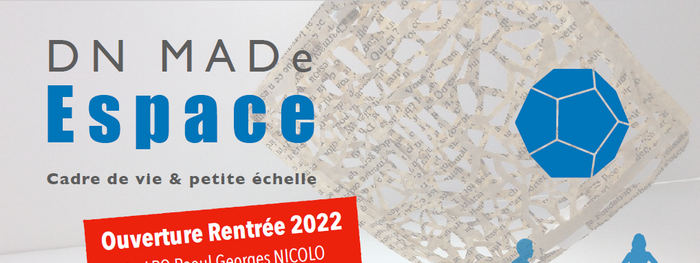 Ouverture de la formation DN MADE à partir de la rentrée 2022