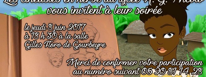 Invitation à la soirée des cinéastes en herbe du lycée RGN