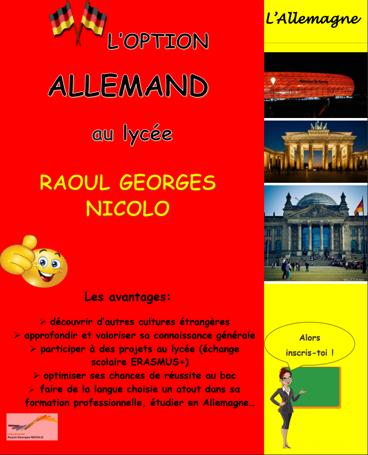 Flyer options Allemand